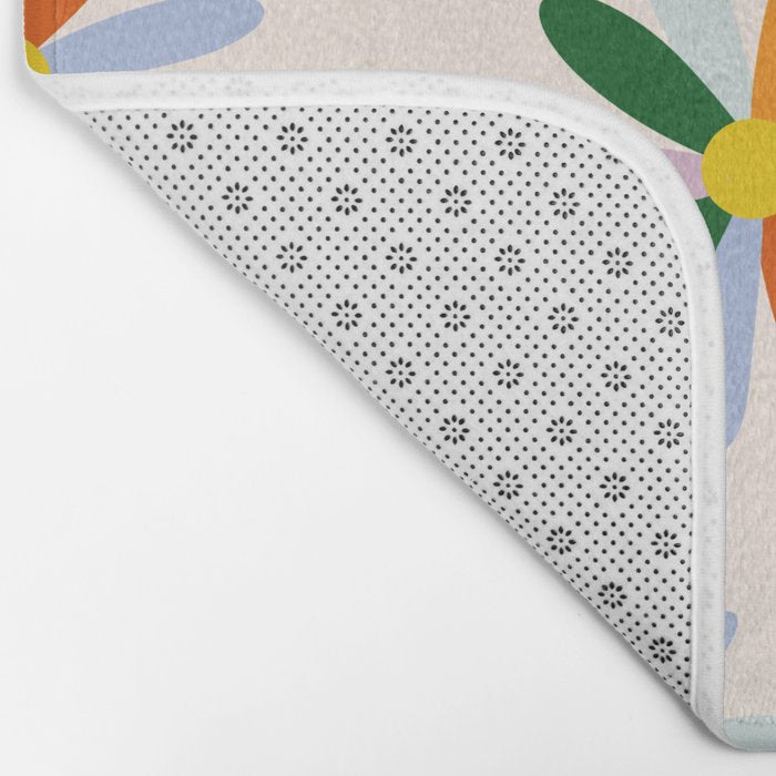 Patchwork Daisies  Bath Mat Gallery Image 2
