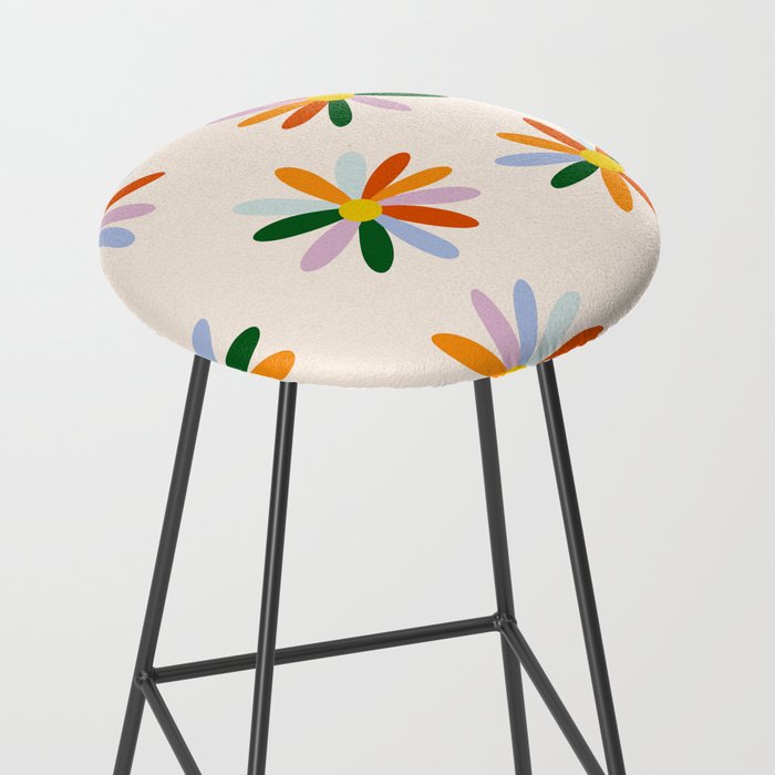 Patchwork Daisies  Stool Gallery Image 2