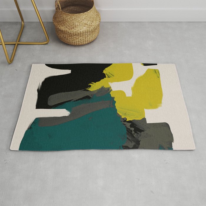 minimal abstract shapes  Rug Gallery Image 1