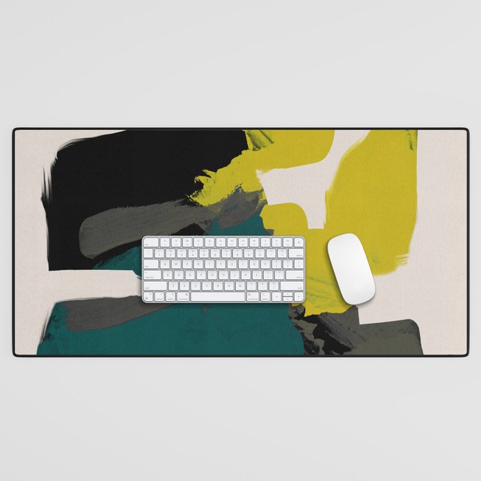 minimal abstract shapes  Desk Mat Gallery Image 1