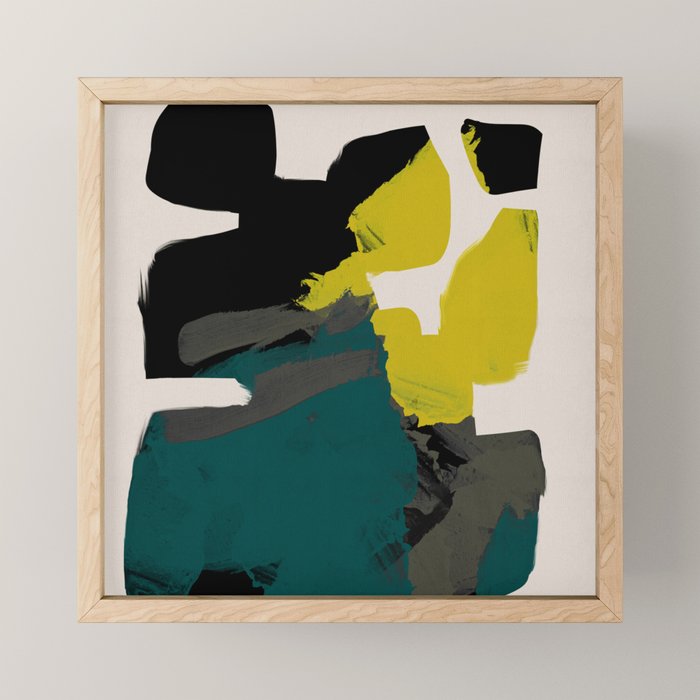 minimal abstract shapes  Mini Art Print Gallery Image 1