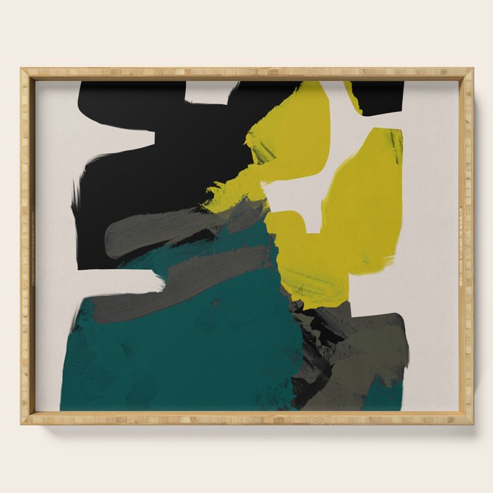 minimal abstract shapes  Serving Tray Gallery Image 1