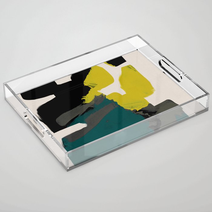 minimal abstract shapes  Acrylic Tray Gallery Image 1