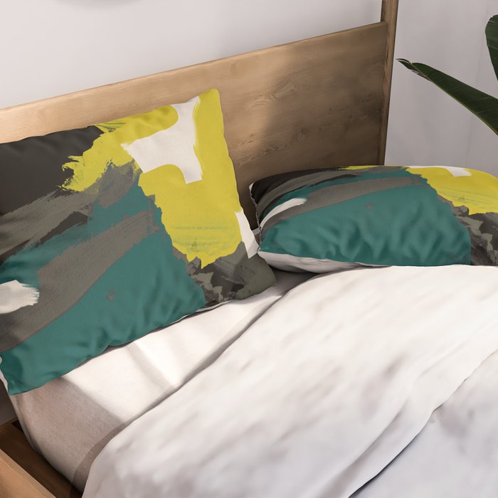 minimal abstract shapes  Pillow Sham Gallery Image 2