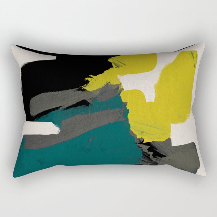 minimal abstract shapes  Rectangular Pillow Gallery Image 2