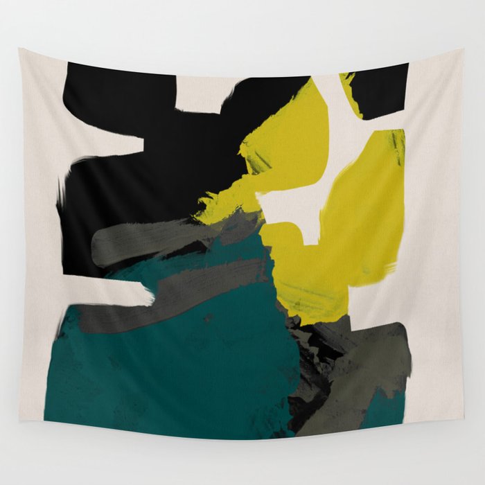minimal abstract shapes  Wall Tapestry Gallery Image 4