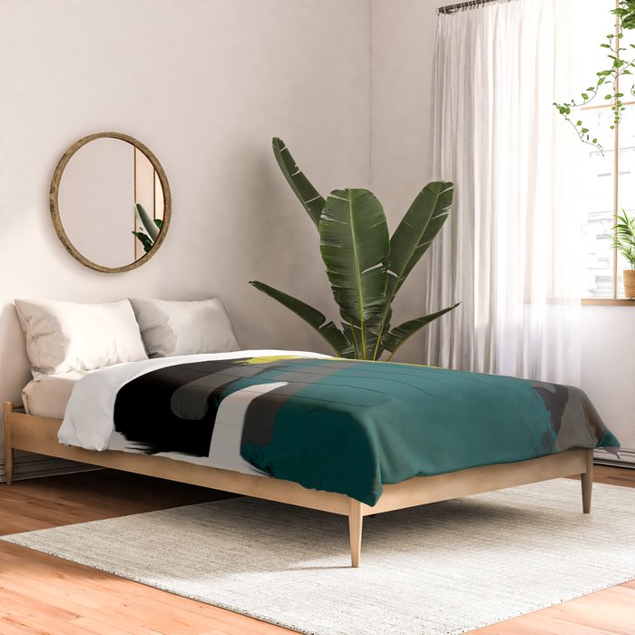 minimal abstract shapes  Comforter Gallery Image 2
