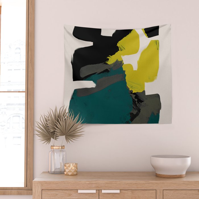 minimal abstract shapes  Wall Tapestry Gallery Image 2