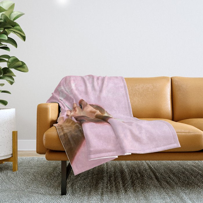 Girl Grown Up Throw Blanket Gallery Image 1