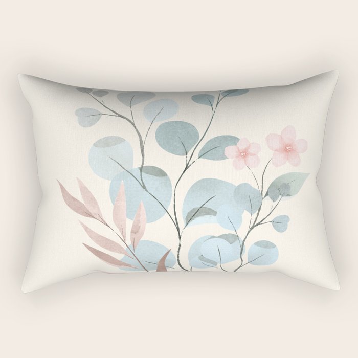 Verdant Branches 03 Rectangular Pillow Gallery Image 1