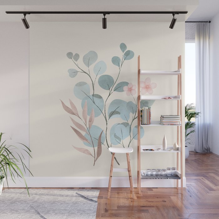 Verdant Branches 03 Wall Mural Gallery Image 1