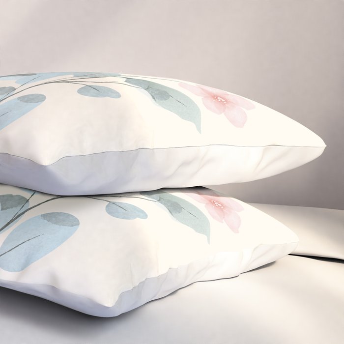 Verdant Branches 03 Pillow Sham Gallery Image 3