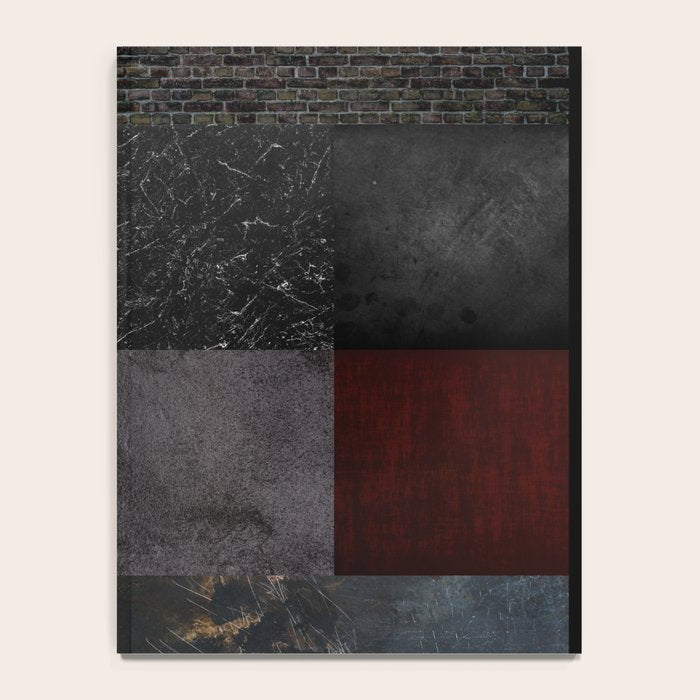 Patchwork (Burgundy and Black) Notebook Gallery Image 4