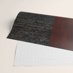 Patchwork (Burgundy and Black) Wrapping Paper Gallery Image 2