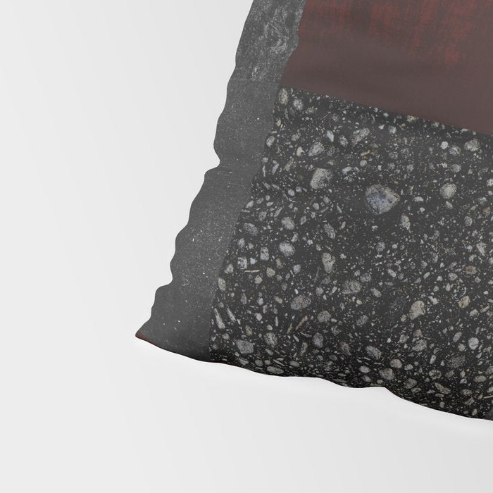 Patchwork (Burgundy and Black) Pillow Sham Gallery Image 4