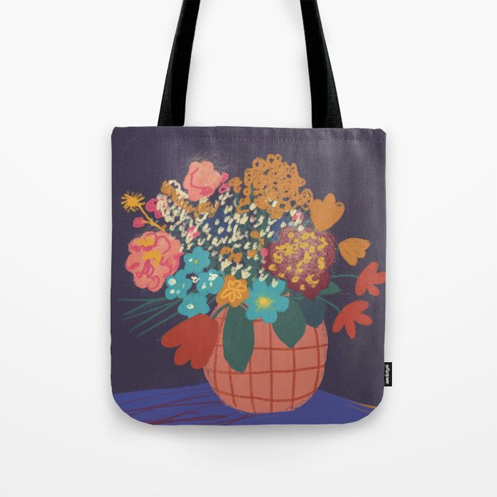 Floral still life Tote Bag Gallery Image 1