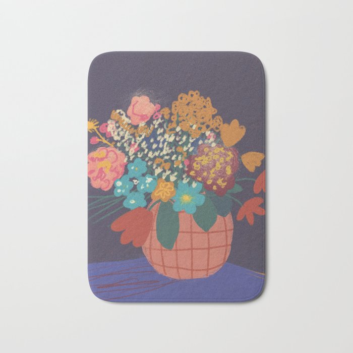 Floral still life Bath Mat Gallery Image 1