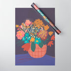 Floral still life Wrapping Paper Gallery Image 1