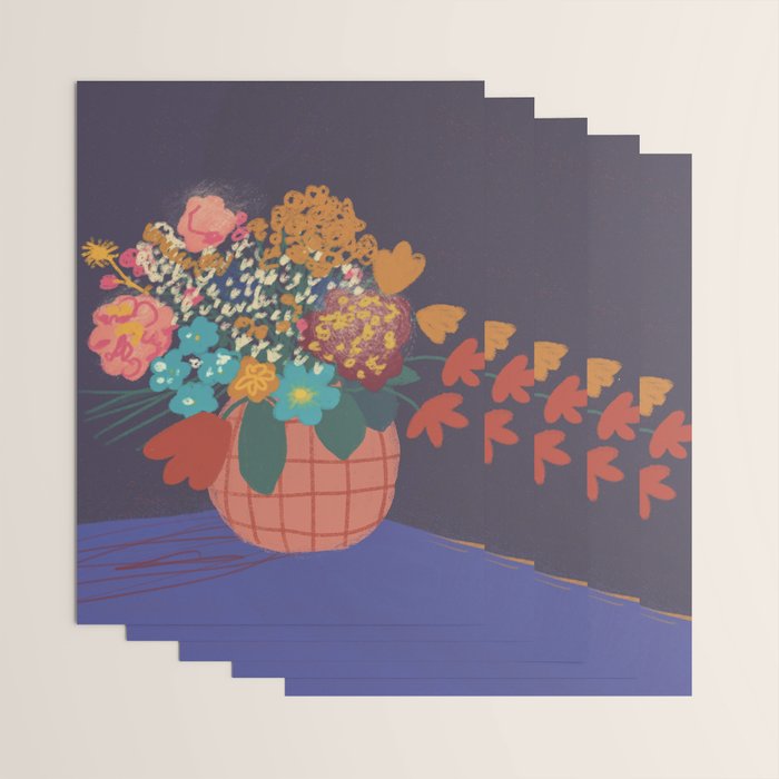 Floral still life Wrapping Paper Gallery Image 3