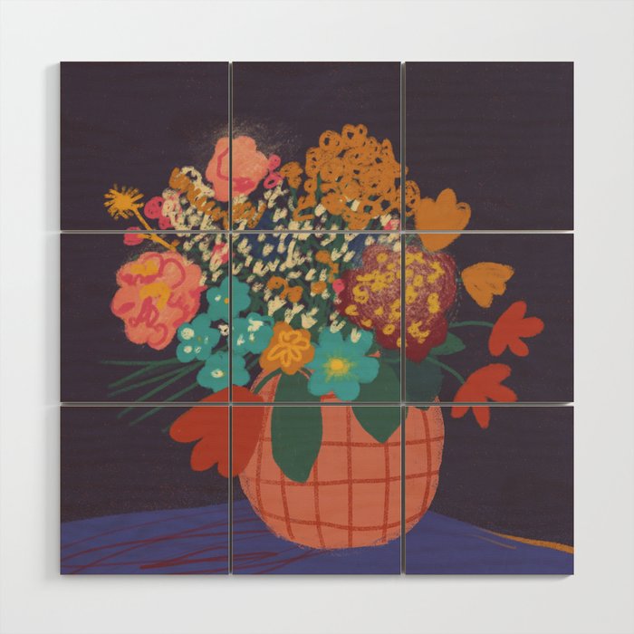 Floral still life Wood Wall Art Gallery Image 1