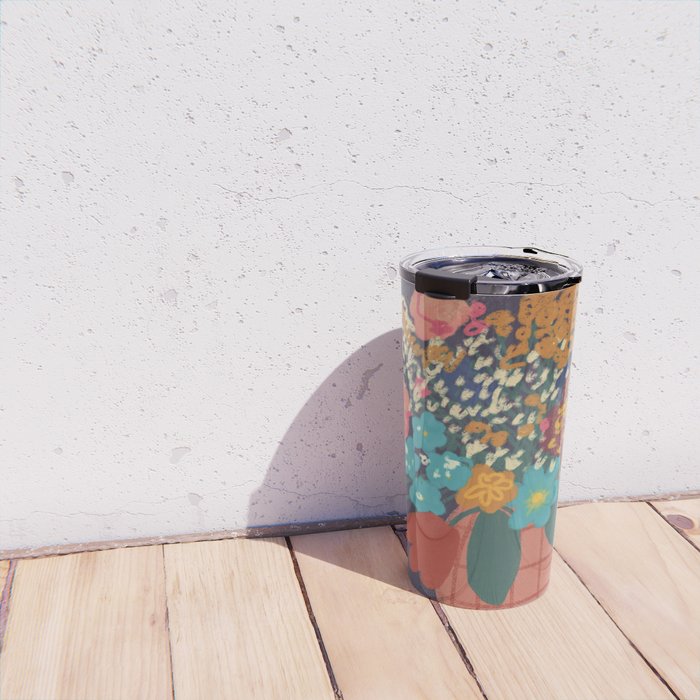 Floral still life Travel Mug Gallery Image 4