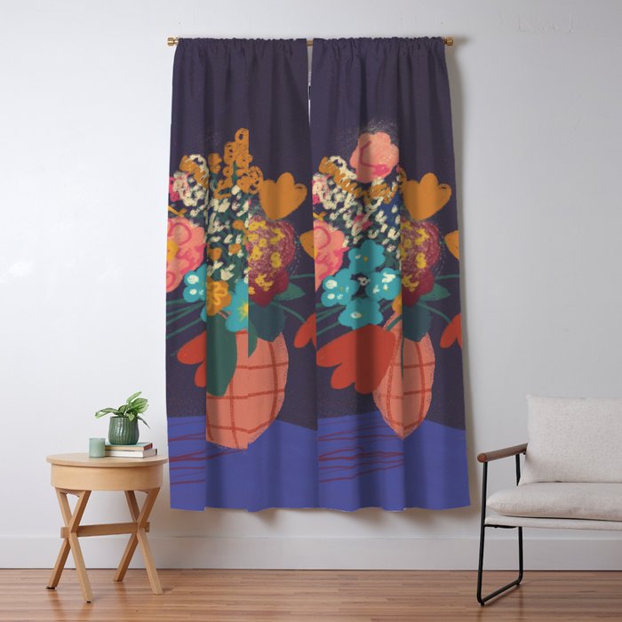 Floral still life Window Curtain Gallery Image 5