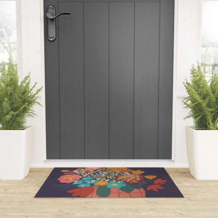 Floral still life Welcome Mat Gallery Image 3