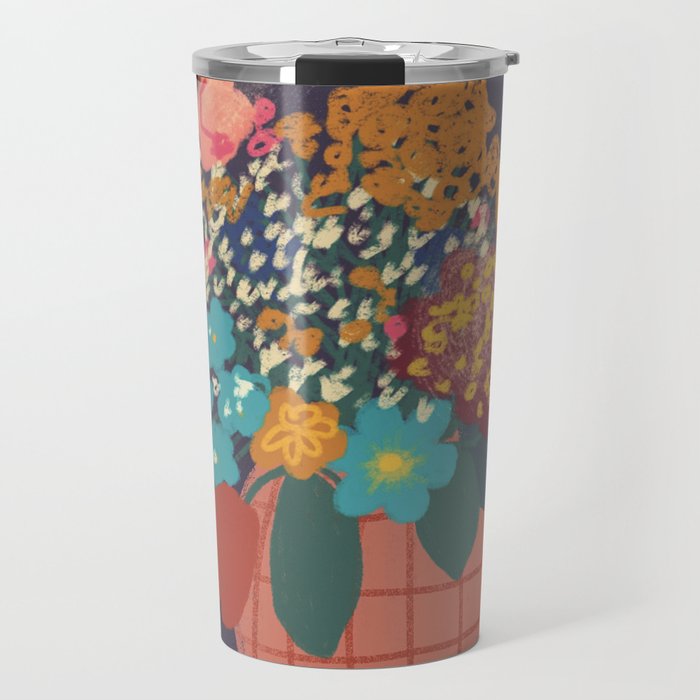 Floral still life Travel Mug Gallery Image 1