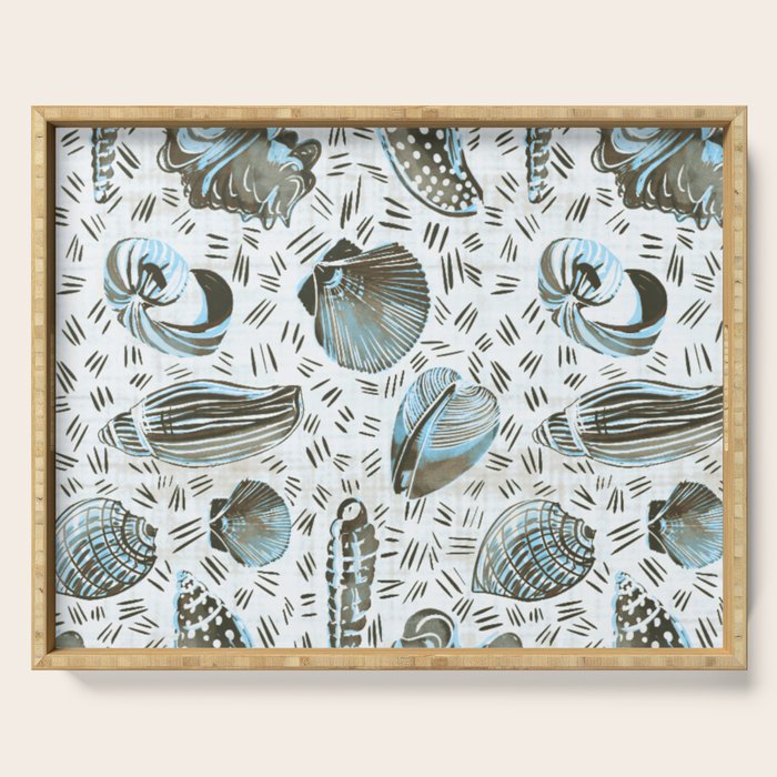 The naturalist among us - shell story Serving Tray Gallery Image 1