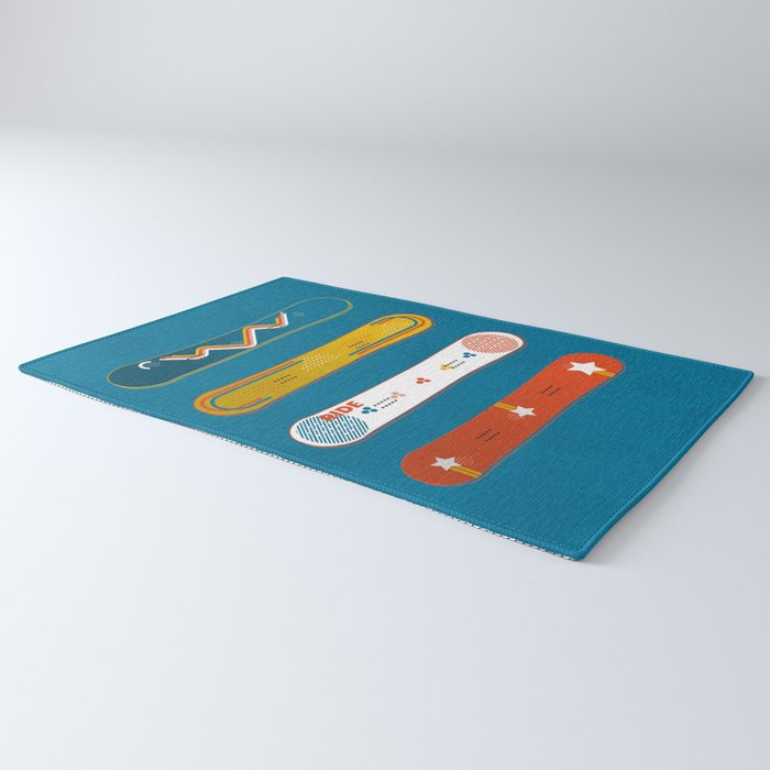 SNOWBOARD DESIGN Rug Gallery Image 3