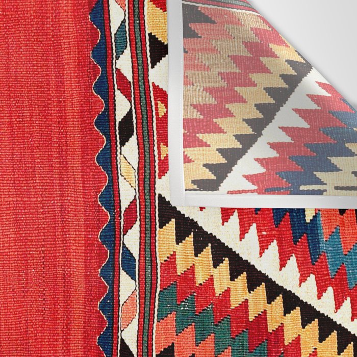 Fethiye  Antique Turkish Kilim Camel Trapping Print Wall Tapestry Gallery Image 3