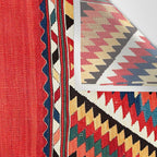 Fethiye  Antique Turkish Kilim Camel Trapping Print Wall Tapestry Gallery Image 3