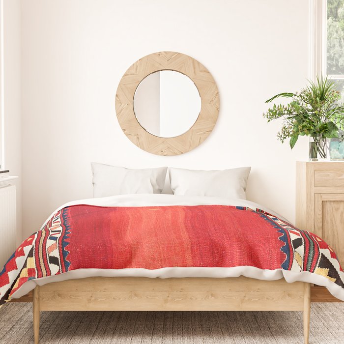 Fethiye  Antique Turkish Kilim Camel Trapping Print Duvet Cover Gallery Image 3