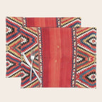 Fethiye  Antique Turkish Kilim Camel Trapping Print Placemat Gallery Image 1
