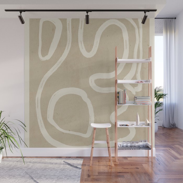 Abstract line art 71 Wall Mural Gallery Image 1