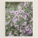 Joyful Little Flowers x purple modern botanical photograph Jigsaw Puzzle Gallery Image 1
