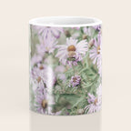 Joyful Little Flowers x purple modern botanical photograph Coffee Mug Gallery Image 4