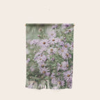 Joyful Little Flowers x purple modern botanical photograph Wall Hanging Gallery Image 1