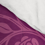 Peacock Dreams - berry Comforter Gallery Image 4