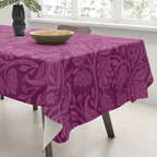 Peacock Dreams - berry Tablecloth Gallery Image 3