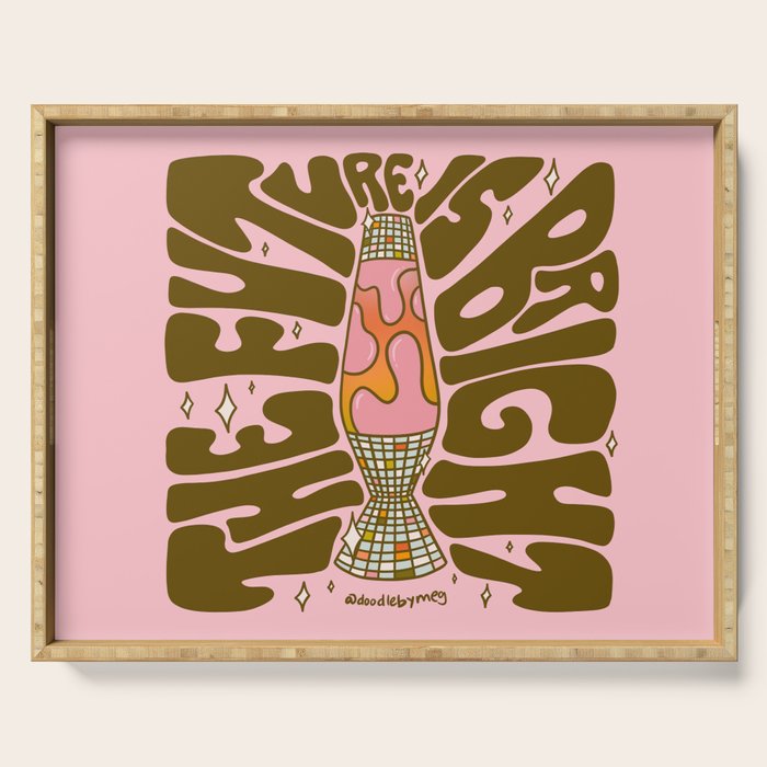 The Future Is Bright Serving Tray Gallery Image 1