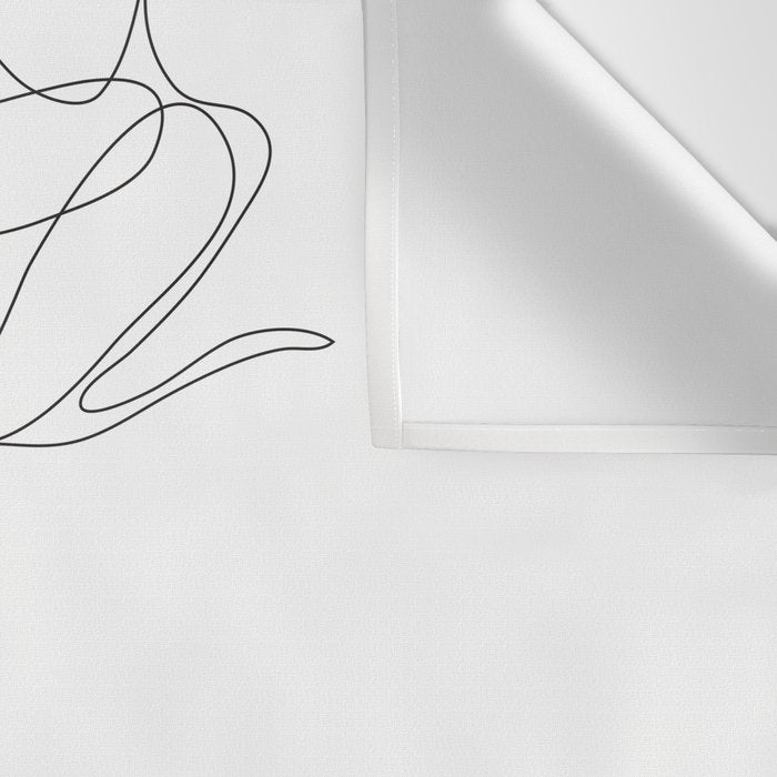 Two Minimal Roses Wall Tapestry Gallery Image 3