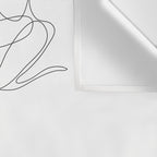 Two Minimal Roses Wall Tapestry Gallery Image 3