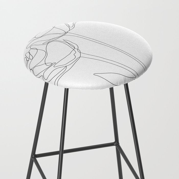 Two Minimal Roses Stool Gallery Image 2