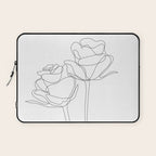 Two Minimal Roses Laptop Sleeve Gallery Image 1