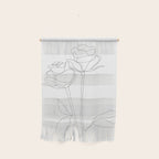 Two Minimal Roses Wall Hanging Gallery Image 1