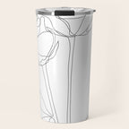Two Minimal Roses Travel Mug Gallery Image 1