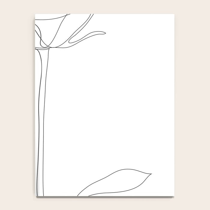 Two Minimal Roses Notebook Gallery Image 4