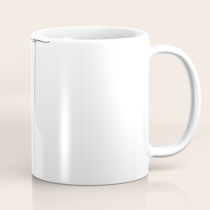 Two Minimal Roses Coffee Mug Gallery Image 1