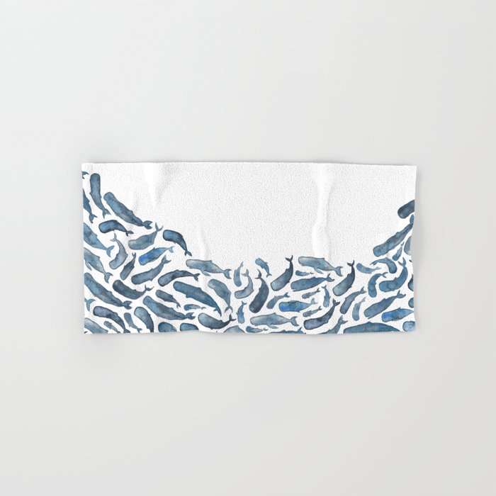 Whale Wave.  Bath Towel Gallery Image 1